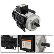DURAFORCE 5HP Electric Motor 3450RPM 5/8" Shaft Single Phase 208-230V 56C Frame 60HZ TEFC