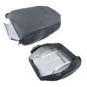 DURAFORCE Black Driver Bottom & Top Seat Cover For Dodge Ram 1500 2500 3500 SLT 1998-2002