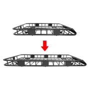 DURAFORCE 64" x 39'' Roof Rack Steel Luggage Holder Cargo Carrier Top Basket SUV Truck