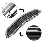 DURAFORCE Grill Grille Bumper Center Plastic Fit For Chevrolet Malibu 2016-2017 2018