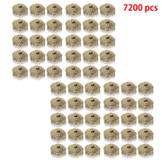 DURAFORCE 7200Pcs 1-3/4" × 0.12" 15 Degree Coil Roofing Nail 3/8" Head Diameter Galvanized