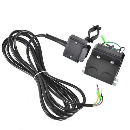 DURAFORCE 12V Solenoid Relay Contactor and Winch Rocker Thumb Switch Combo Set for ATV