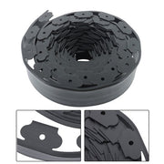 DURAFORCE 60ft Landscape Edging with 60 Spikes for Lawn 2 Inch Tall US Garden Edging