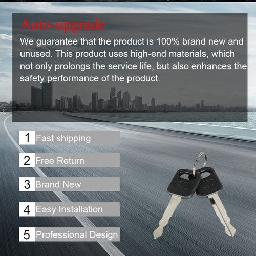 DURAFORCE Door Lock Cylinder & Keys Set of 2 Fit For Ford Mercury/Mazda/Truck SUV series