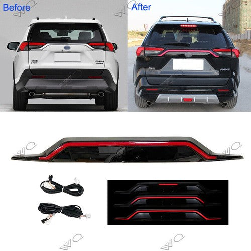 DURAFORCE For 2019-2023 Toyota RAV4 Rear Door LED Tail Brake Sequential Signal Trunk Light