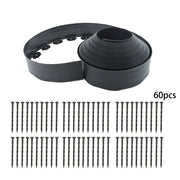 DURAFORCE 60ft Landscape Edging with 60 Spikes for Lawn 2 Inch Tall US Garden Edging
