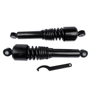 DURAFORCE Black 13in Heavy Duty Rear Shocks For Harley Road King Touring Street Tour Glide