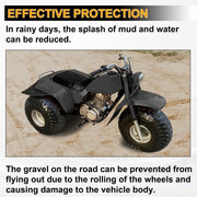 DURAFORCE For Honda ATC200X ATC 200X 3-Wheeler 1983 1984 1985 Black Front Fender ABS
