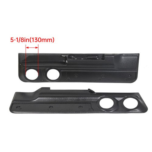 Lower 2 Speaker Door Panel for 1978-88 Monte Carlo Malibu 2dr and El Camino Set