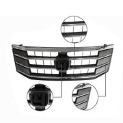DURAFORCE Front Upper Chrome Bumper Mesh Grille for 2010-2012 for Honda Crosstour EX