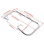 DURAFORCE 1.25" Engine Guard Highway Crash Bar For Honda Shadow Aero 750 VT750C 2004-2024