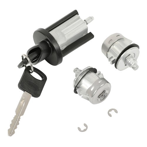 Ignition Switch Lock Cylinder Door Lock Cylinder 2 Keys For Ford F250 F350 E150
