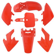 DURAFORCE Red Plastic Fender Fairing Kit For Honda XR50 SDG CRF50 SSR107 125 Dirt Bike