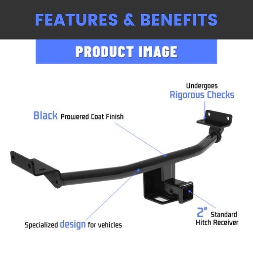 Trailer Hitch Class 3 Receiver 2 Inch for Hyundai Tucson 2016 2021 Excluding Night