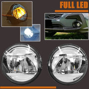 DURAFORCE Fit 2024 Subaru Crosstrek Full LED Front Fog Lights Lamp Double light W/Switch