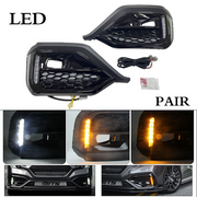 DURAFORCE sequential LED Turn Signal DRL Fog Bezel Light Pair for Subaru WRX STI 2022-2024