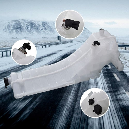 DURAFORCE Coolant Reservoir Tank W/Cap And Sensor For 2008-17 Volvo VNL VNM VHD 22061290