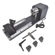 DURAFORCE Rotary Axis with 3-Jaw Chuck for 50W 60W 80W 100W 130W CO2 Engraver 4.2A 1.68V