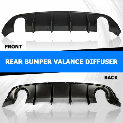 For 2015 2023 Dodge Charger SRT Factory Style Rear Diffuser Bumper Valance Lip PP