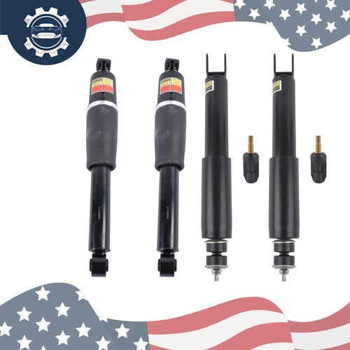 DURAFORCE 2× Rear + 2× Front Air Suspension Shocks For Chevy GMC Cadillac SUV 25979391