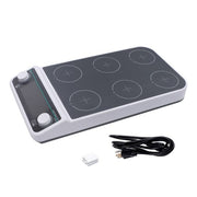 DURAFORCE 6x500ml 6 Position Magnetic Stirrer 50-1200RPM 120℃/248℉ Multi-Position Magnetic