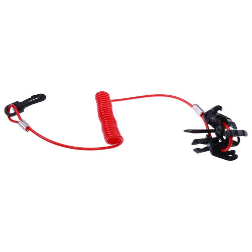DURAFORCE 11 Key Safety Stop Switch Lanyard For Yamaha Tohatsu Honda Boat Motor Outboards