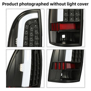 DURAFORCE For Black Smoked 2005-2015 Toyota Tacoma LED Tube Tail Lights Brake Lamps 05-15