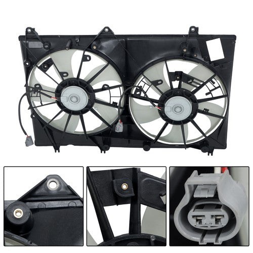 DURAFORCE 67450397 For Toyota Highlander 08-13 Dual Radiator Condenser Cooling Fan 621174