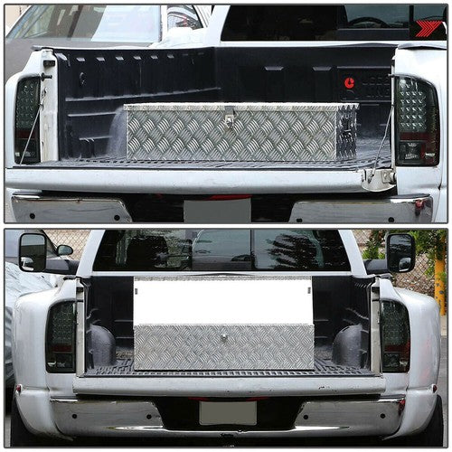 DURAFORCE 30" Aluminum Truck Pickup ATV Camper Tool Box Trailer Flatbed RV Storage w/ Lock