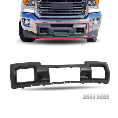 DURAFORCE Suitable For GMC Sierra 2500&3500 HD 15-19 Front Bumper Skid Trim Plate Plastic