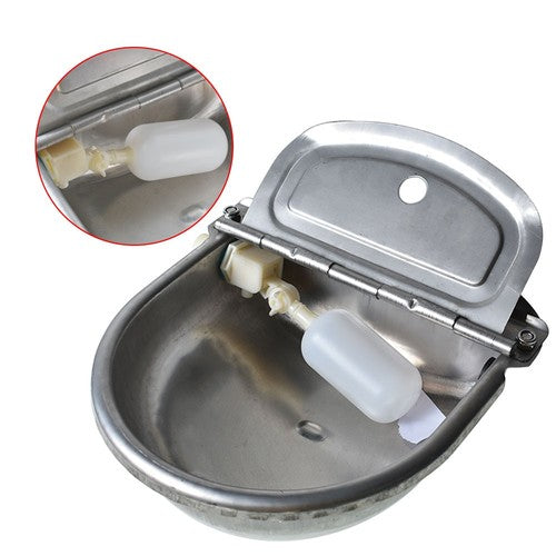DURAFORCE Stainless Steel Water Trough Bowl Automatic Drinking Horse Cow Sheep Auto Fill