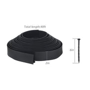 DURAFORCE No-Dig Garden Edge Lawn Border L-shaped Landscape Edging Border Kit 40 FT