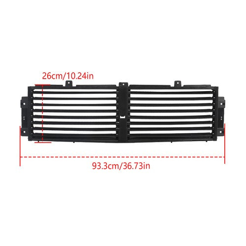 DURAFORCE Upper Cowl Active Shutter Grille 84646340 For 18-19 Chevy Traverse 2L/3.6L V6/L4
