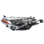DURAFORCE Headlight Assembly Projector For Toyota Corolla 2017-2019 Halogen Black Right