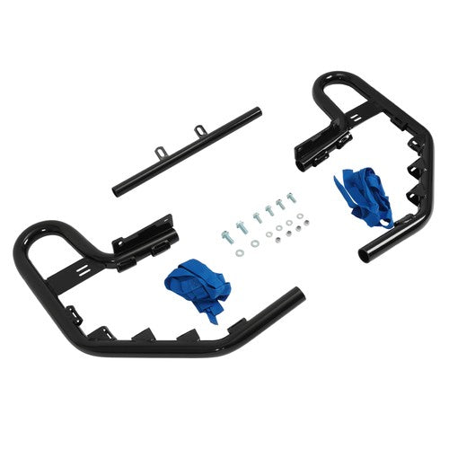 Left Right Nerf Bars Peg Heel Guards for Yamaha Raptor 660 Yfm 660R 2001 2005