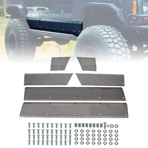 DURAFORCE Lower Door Side Panel Armor for Jeep Cherokee XJ 4-Door 1984-2001