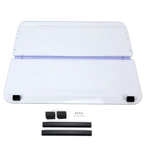Clear Folding Golf Cart Windshield for 1985-1995 Yamaha G2 G9 Models