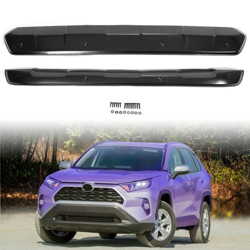 DURAFORCE Front Rear Bumper Board Lower Valance Bar Guard for Toyota RAV4 2019 2023 2Pcs