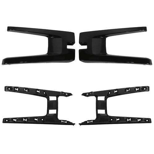 DURAFORCE For Chevrolet Silverado 1500 2019 2020 2021 Front Bumper Grill Gloss+Matte Black