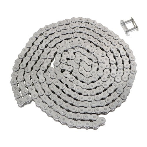 DURAFORCE #40SS Stainless Steel Roller Chain x 10 feet+Free Connecting Links 1 connector