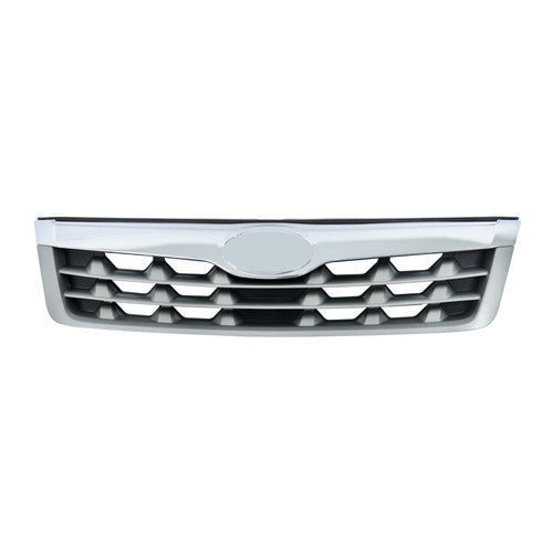 DURAFORCE Front Bumper Upper Grille Replacement Plastic Gray For Subaru Forester 2011-2013