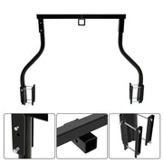 DURAFORCE Black Steel Bike Bunk Trailer Carrying System For Most A Frame Trailers 100lbs