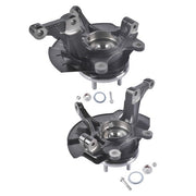 DURAFORCE 2PCS Front Loaded Steering Knuckle & Wheel Bearing Hub For Kia Soul 2014-2016