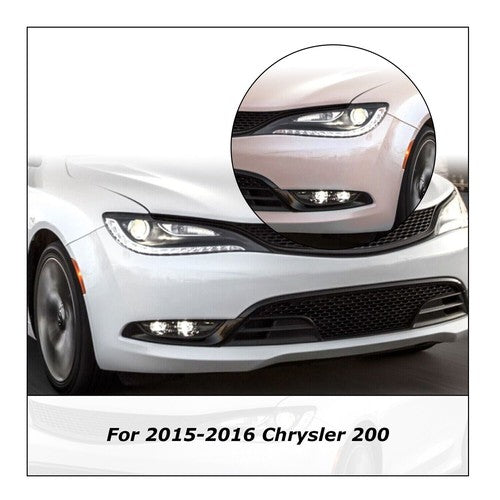 For 2015 2016 Chrysler 200 Direct Replacement Fog Light Bumper Lamp LED LH RH Side