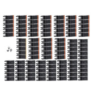 DURAFORCE Universal Multi Tool Blades Titanium & HCS Oscillating Saw Blades Set of 105