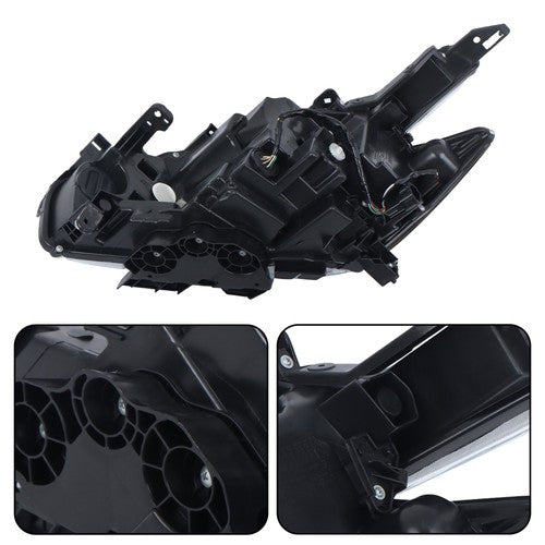DURAFORCE Left+Right LED W/DRL For Nissan Murano 2015-2018 Headlamps Headlights Assembly