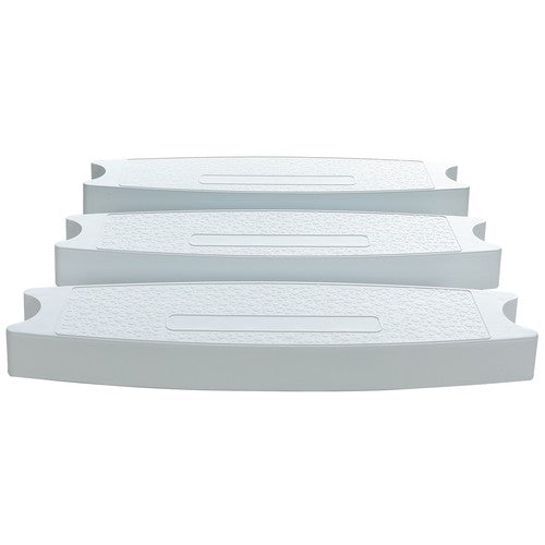 DURAFORCE 3pcs Universal 18" Swimming Pool Ladder Steps Molded Rung Pedal Accessory Tread