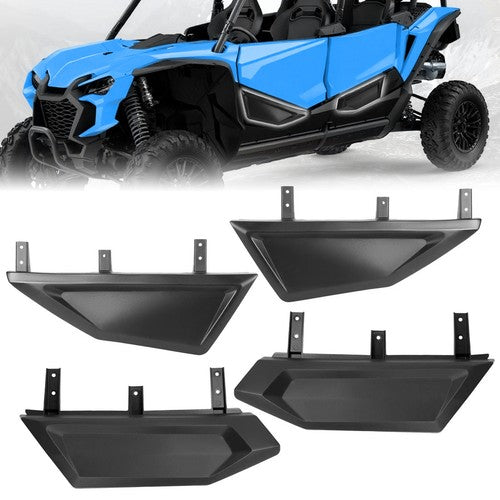 DURAFORCE Black Plastic Front Plus Rear Lower Door Panel For Honda Talon 1000x 4 2020-2024