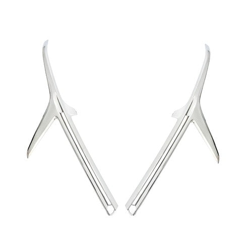 DURAFORCE For Chevy Equinox 2022 2023 Front Grille Molding Trim Left Right Chrome 85139677