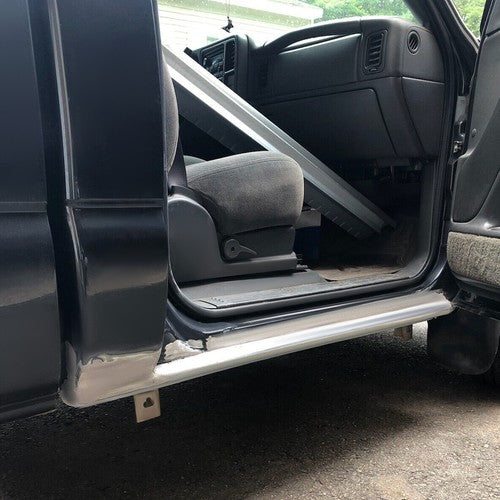 DURAFORCE Pair Rocker Panel For 1999-2007 Chevy Silverado Sierra 1500 2500 2DR STD Cab